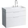 Раковина LAUFEN KARTELL 90х46 с полочкой слева, без перелива 8.1033.9.000.111.1